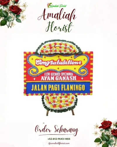 Bunga Papan Congratulation di Limbangansari